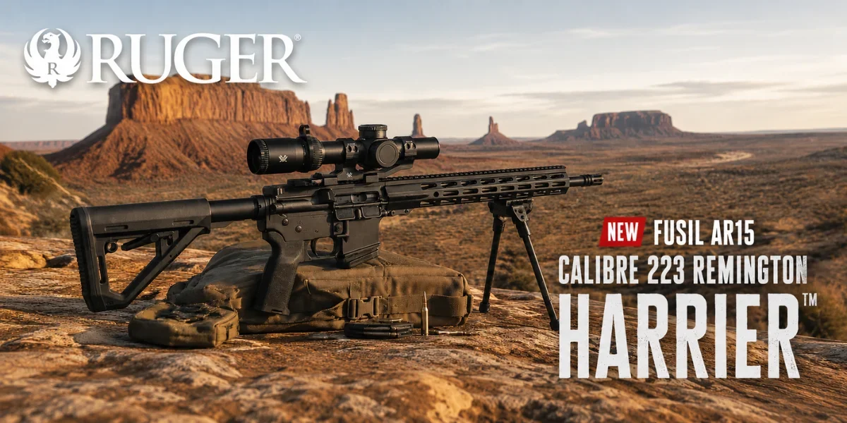Nouvel AR15 RUGER HARRIER cal.223 Rem