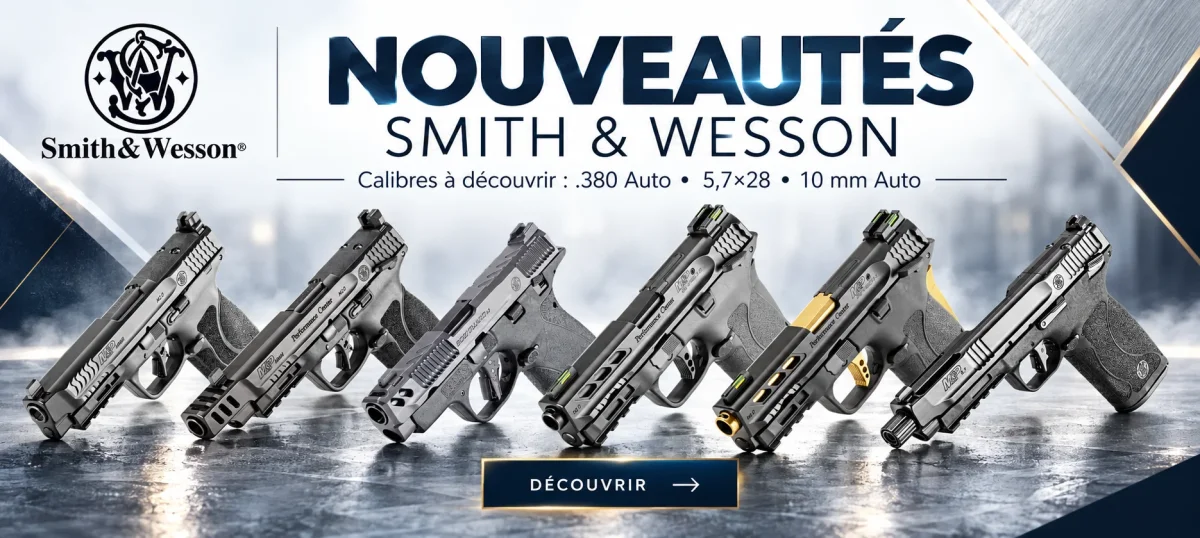 Nouveautés SMITH & WESSON calibres .380 Auto - 10 mm Auto - 5,7x28